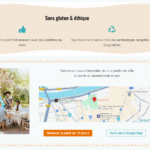 Exemple One page pour un food-truck : l'emplacement
