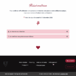 Extrait de la page privée