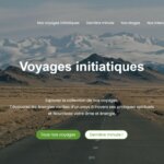 Page d'accueil du site de "terres voyages énergies"
