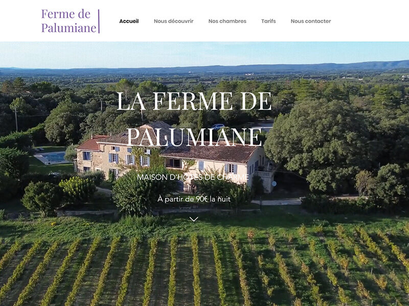 Ferme de Palumiane : site de chambres d'hôtes