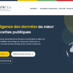 Bloc HERO de la page d'accueil du site datafid.fr