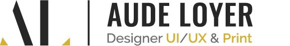 Logo Aude Loyer UX/UI Designer